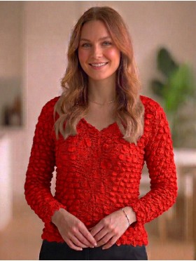 BUBBLE TOP, LONG SLEEVE