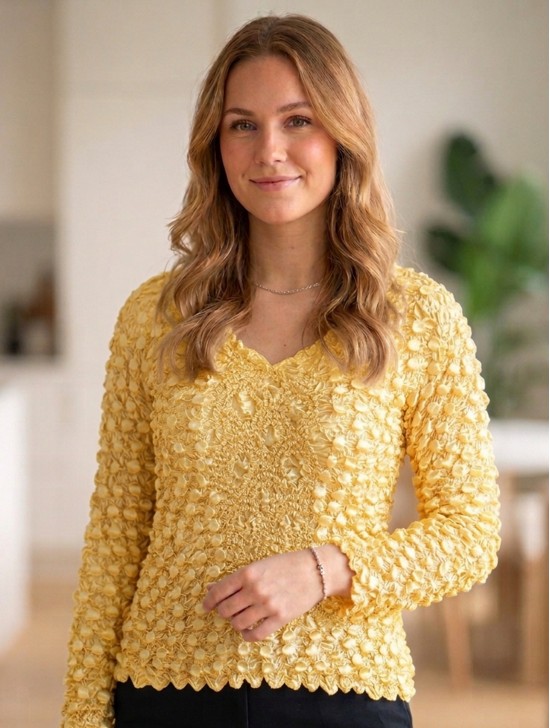 BUBBLE TOP, LONG SLEEVE