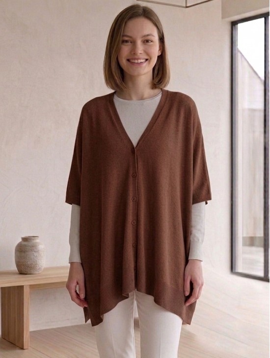 Multi-Use Scarf/Cape W/Buttons