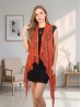 Lacy Fringe Draped Vest Lacy Fringe Draped Vest