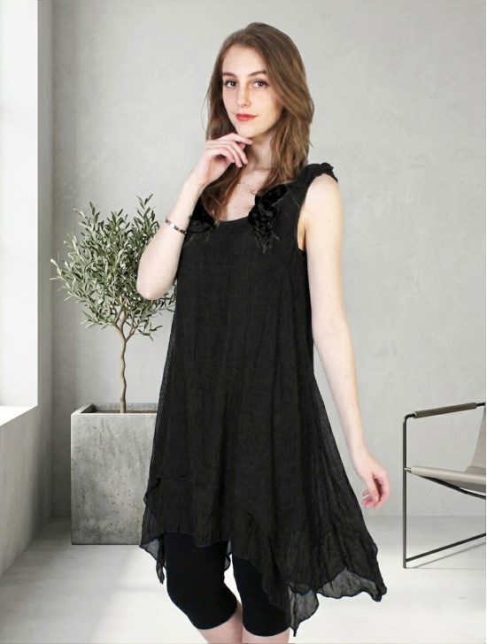 Double Layers Fashion Sleeveless Top