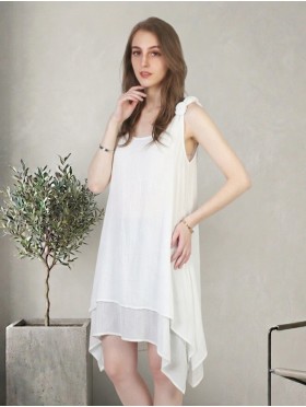 Double Layers Fashion Sleeveless Top