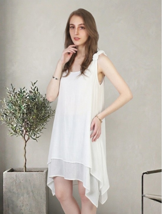 Double Layers Fashion Sleeveless Top