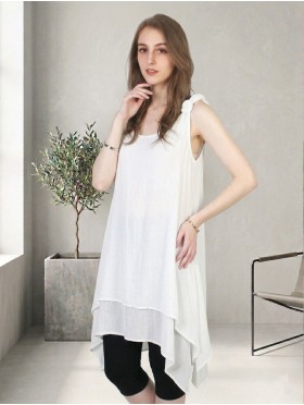 Double Layers Fashion Sleeveless Top