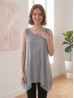 Feather Rhinestone Chiffon Tops