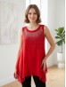 Rhinestone Starry Sky Chiffon Top Rhinestone Starry Sky Chiffon Top