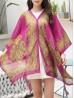 Reversible Pearl Chiffon Top with Filigrees Reversible Pearl Chiffon Top with Filigrees