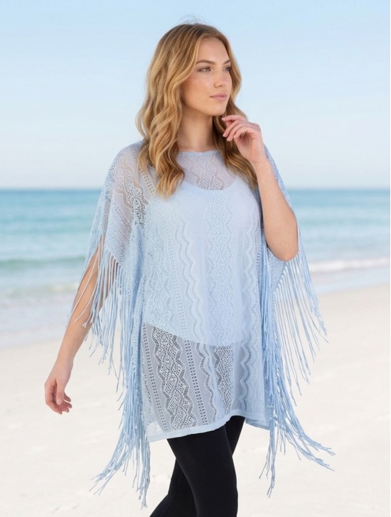 Lace Crochet Top with Fringe Lace Crochet Top with Fringe