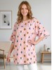 Abstract Print Plus Size Fashion Top