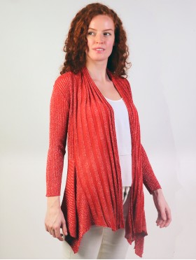 Cardigan With Mercerized Cotton