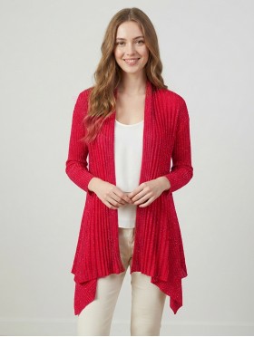 Cardigan With Mercerized Cotton