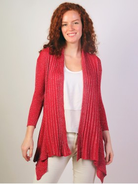 Cardigan With Mercerized Cotton