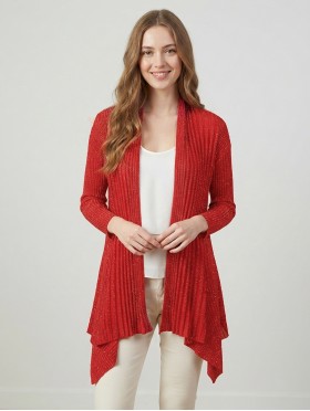 Cardigan With Mercerized Cotton