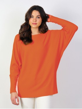 Long Bat Sleeves Pullover  Loose Tops