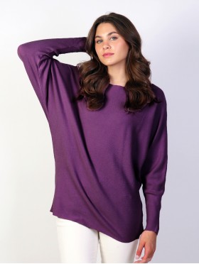 Long Bat Sleeves Pullover  Loose Tops