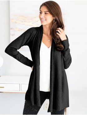 Soft Open-Front Cardigan