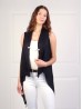 Solid Color Vest Kimono