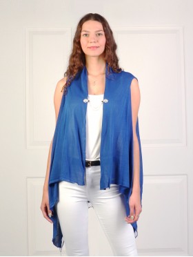 Solid Color Vest Kimono