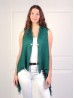 Solid Color Vest Kimono