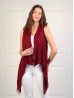 Solid Color Vest Kimono