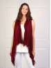 Solid Color Vest Kimono