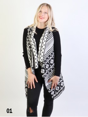 Reversible Abstract Print Wrap