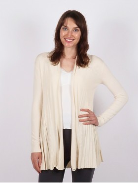 Solid Color Soft and Stretchy Open-Front Cardigan