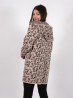 Leopard Print Premium Cardigan with Hood and Pockets