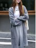 Solid Color Knitted Cardigan