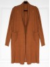Stretchy Cable Knitted Cardigan W/ Pockets
