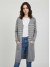Striped Cardigan W/ Button & Pockets