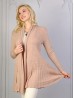 Solid Color Soft and Stretchy Open-Front Cardigan