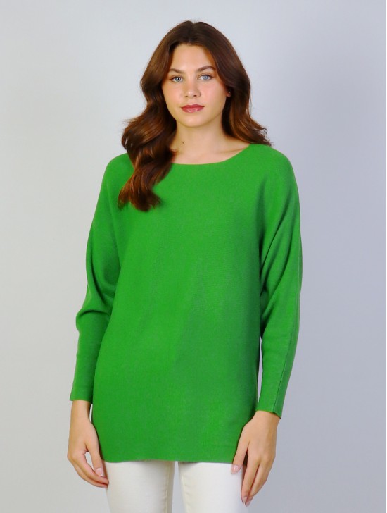 Long Bat Sleeves Pullover  Loose Tops