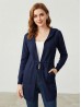 Open-Front Sweater W/ Pockets & Hood