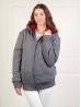 Reversible Sherpa Jacket With Detachable Hood