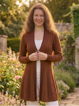 Mercerized Cotton Cardigan