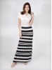 STRIPE MAXI SKIRT