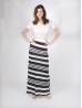 STRIPE MAXI SKIRT