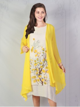 Flower Tree Print Dress Set (CL1173+CL1463)