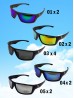 Fashion Sporty Gradient Sunglasses  (12pcs)