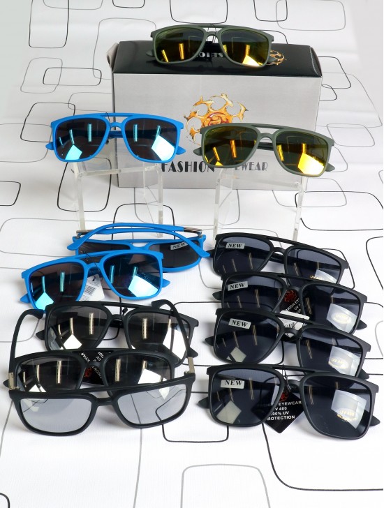 Fashion Gradient Sunglasses  (12pcs)
