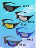 Fashion Sporty Gradient Sunglasses  (12pcs)