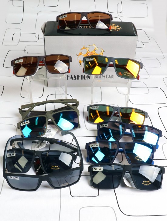 Fashion Gradient Sunglasses  (12pcs)