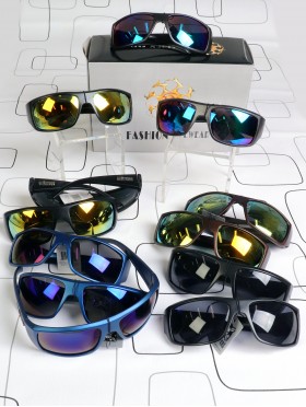 Fashion Sporty Chopper Sunglasses  (12pcs)