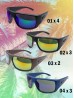 Fashion Sporty Chopper Sunglasses  (12pcs)