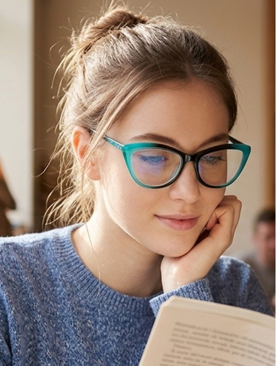 2 TONE GRADIENT READING GLASSES