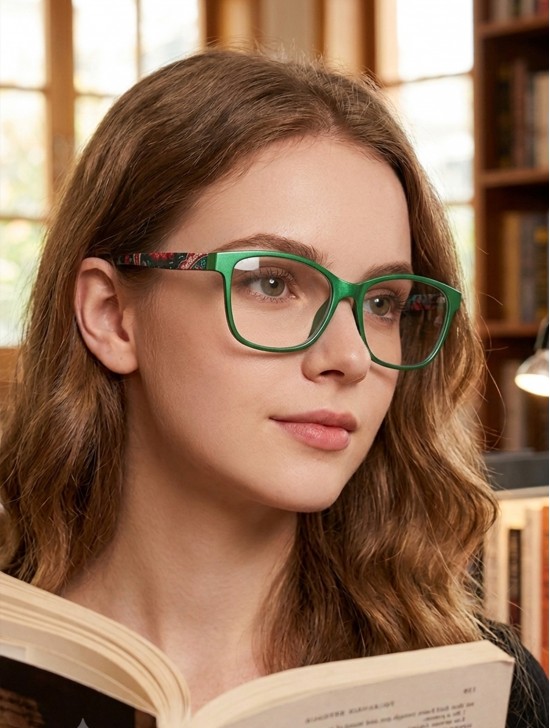 FLORAL PRINT READING GLASSES