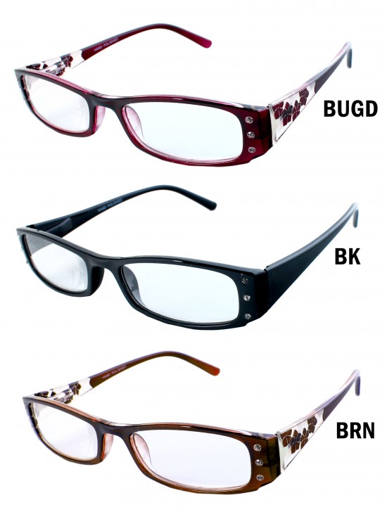 RHINESTONE READING GLASSES- LADIES