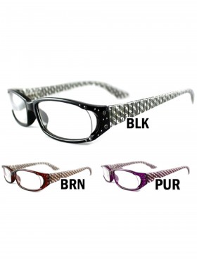 RHINESTONE READING GLASSES