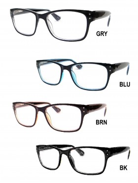 SOLID COLOR LINED READING GLASSES